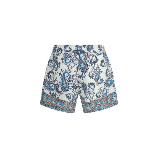Multicolor Polyester Short And Mini Shorts