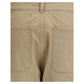 Beige Cotton Cargo Pants