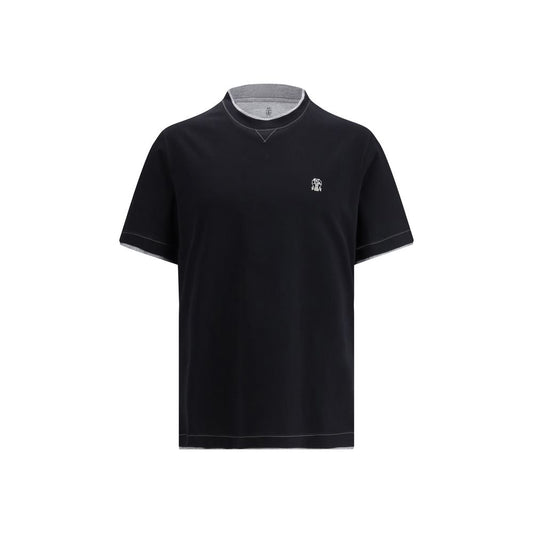 Black Cotton T-Shirt
