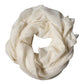 White Cashmere Knit Neck Wrap Shawl Scarf