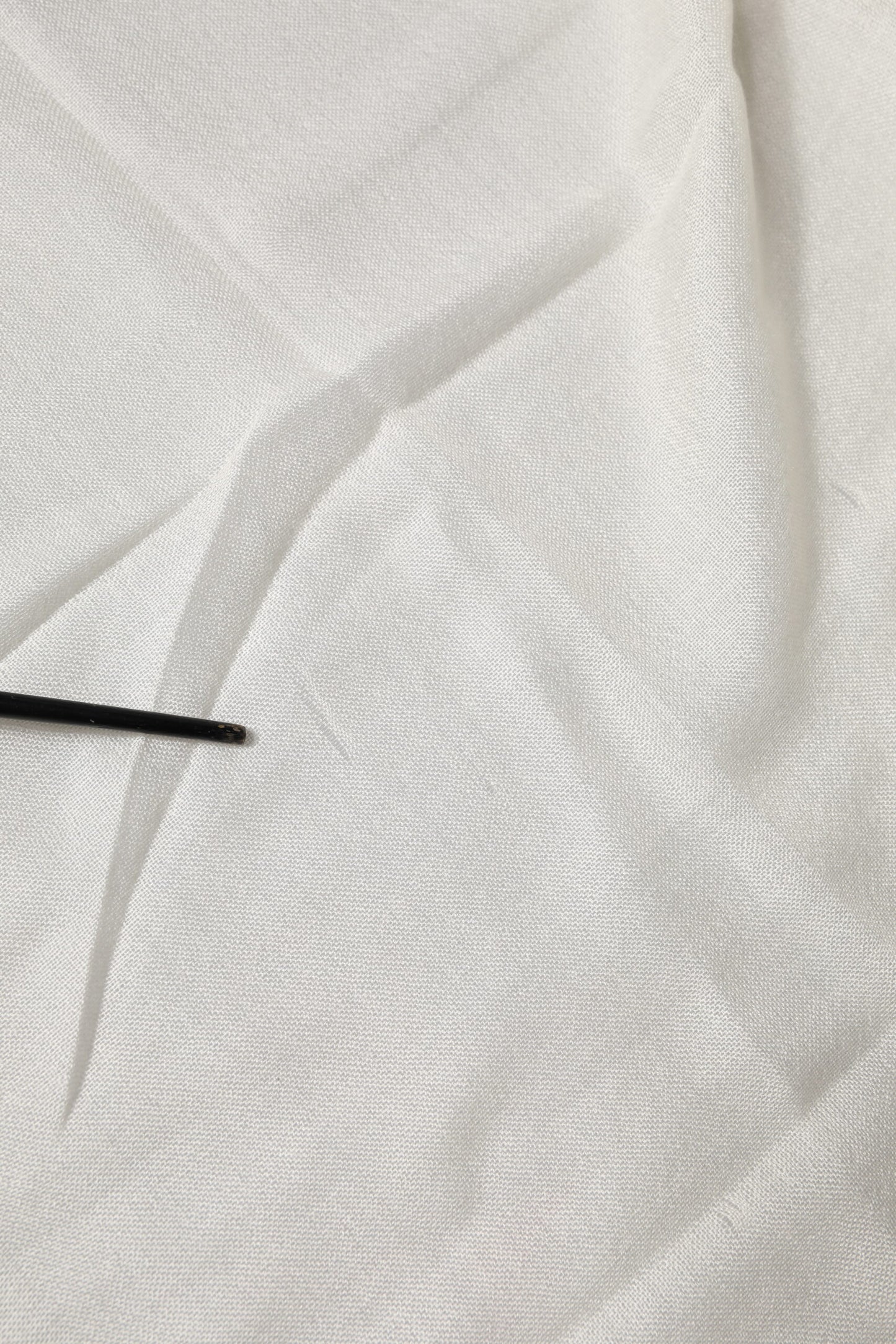 White Cashmere Knit Neck Wrap Shawl Scarf