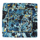 Multicolor Marble Square Foulard Scarf