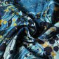Multicolor Marble Square Foulard Scarf