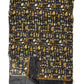 Black Jazz Club Print Neck Wrap Shawl Scarf