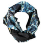 Multicolor Marble Neck Wrap Foulard Scarf
