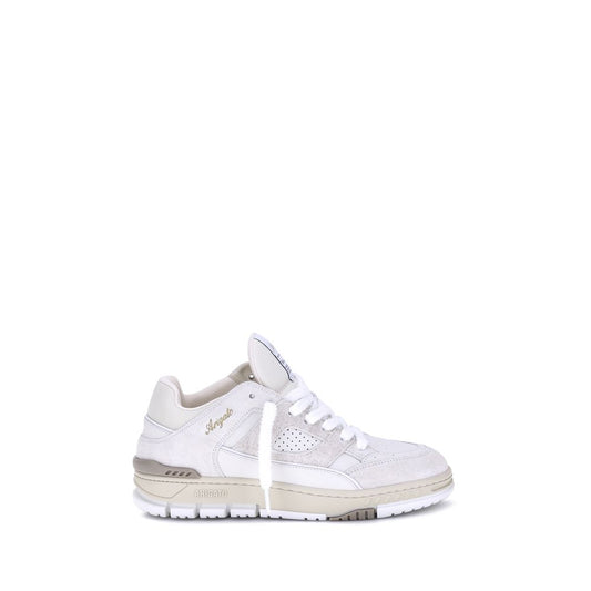 Cream Calf Leather Bos Taurus Sneakers