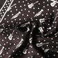 Black Guitar Trumpet Men Handkerchief Scarf