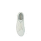 White Calf Leather Bos Taurus Low Top Sneakers