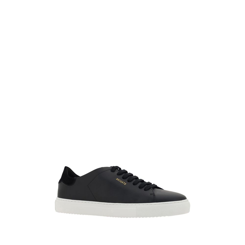 Black Calf Leather Bos Taurus Low Top Sneakers