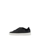Black Calf Leather Bos Taurus Low Top Sneakers