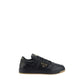 Black Calf Leather Bos Taurus Low Top Sneakers
