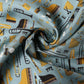 Blue Jazz Club Square Handkerchief Scarf