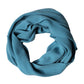 Blue Cashmere Knit Neck Wrap Shawl Scarf