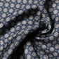 Blue Patterned Silk Square Handkerchief Scarf