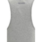 Gray Cotton Casual Dress