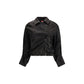 Black Lamb Leather Biker Jacket