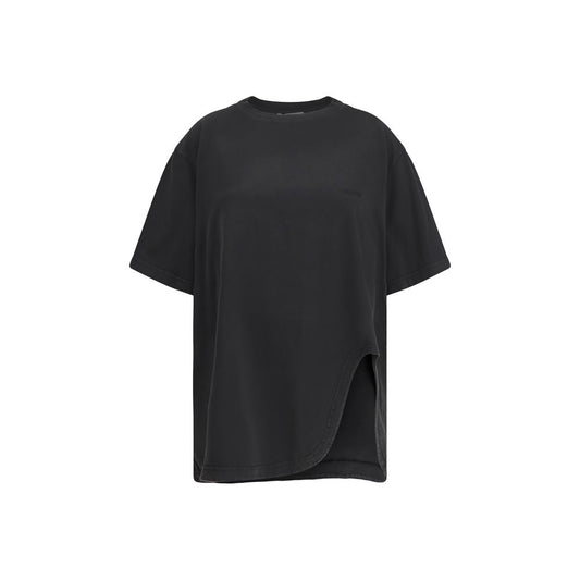 Black Cotton T-Shirt