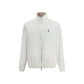 White Polyamide Full-Length Jacket
