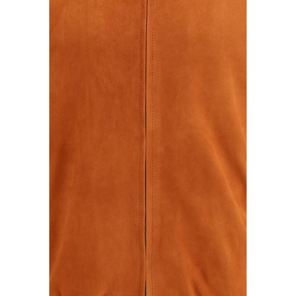 Multicolor Calf Leather Bos Taurus Jackets And Coat