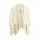 Cream Fleece Wool Cardigan