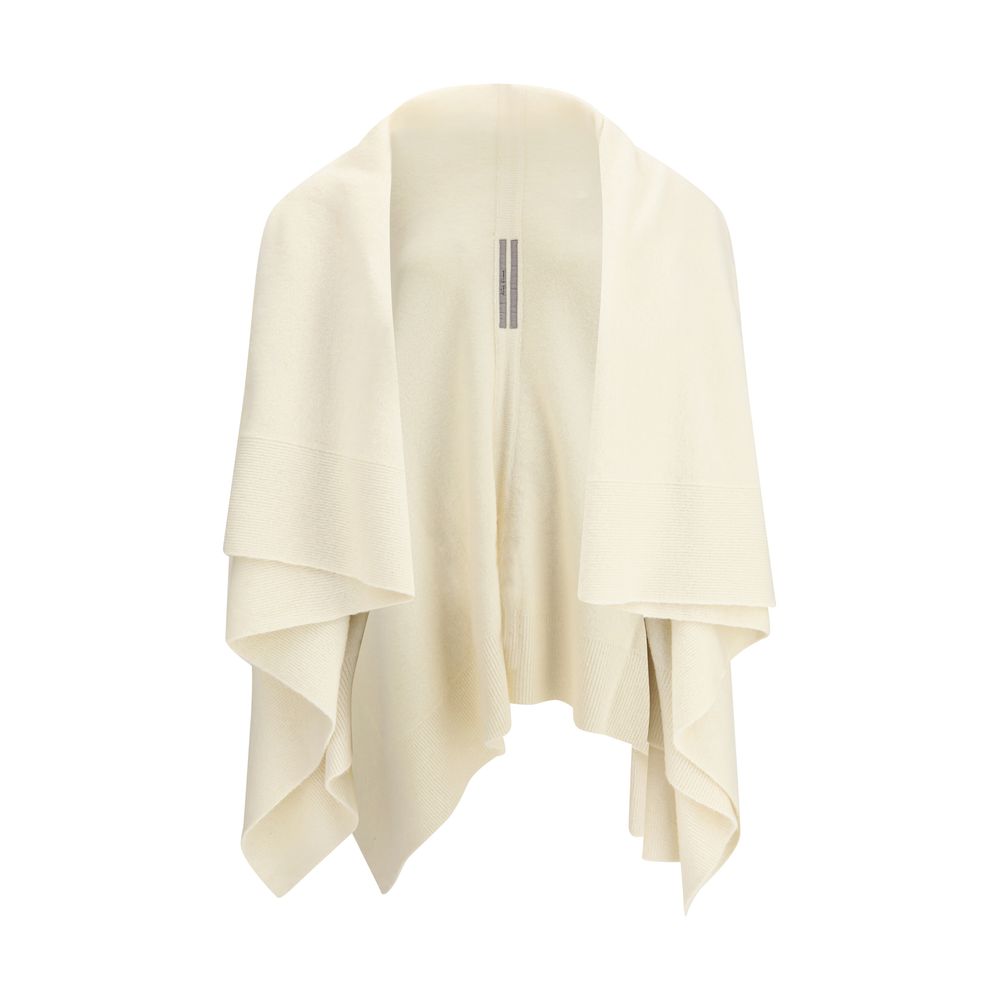 Cream Fleece Wool Cardigan