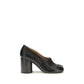Black Calf Leather Bos Taurus Platform Pumps