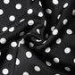 Black Polka Dot Square Handkerchief Scarf