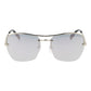 Silver Metal Sunglasses