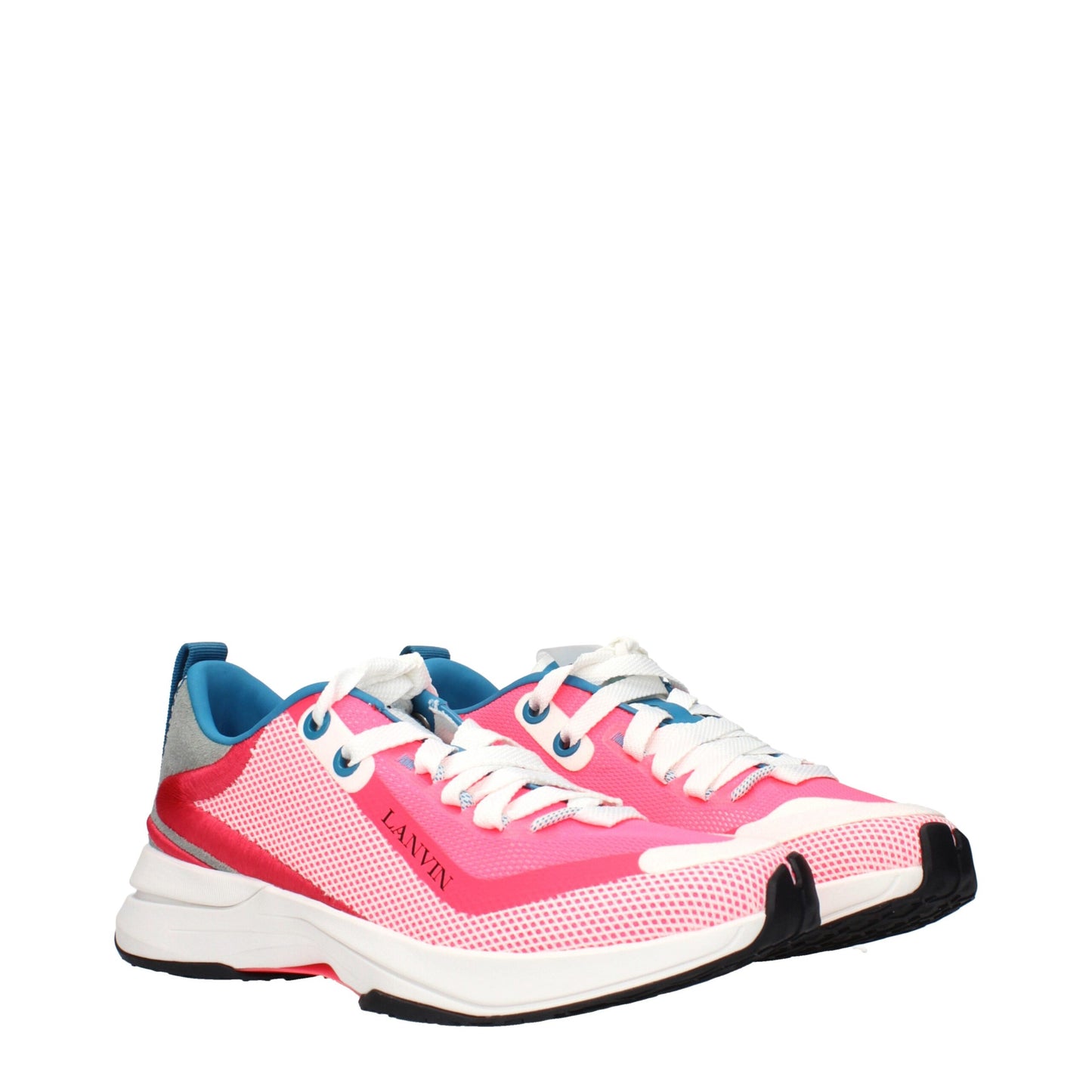 Pink Fabric Athletic Sneakers