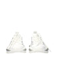 White Fabric Athletic Sneakers