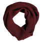 Maroon Cashmere Knitted NeckWrap Shawl Scarf