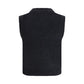 Black Wool Sleeveles Sweater