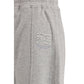Gray Cotton Casual Pants