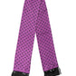 Violet Polka Dot Fringes Neck Foulard Scarf