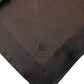 Brown Logo Silk Square Handkerchief Scarf