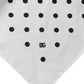 White Polka Dot Square Handkerchief Scarf