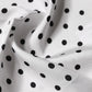 White Polka Dot Square Handkerchief Scarf