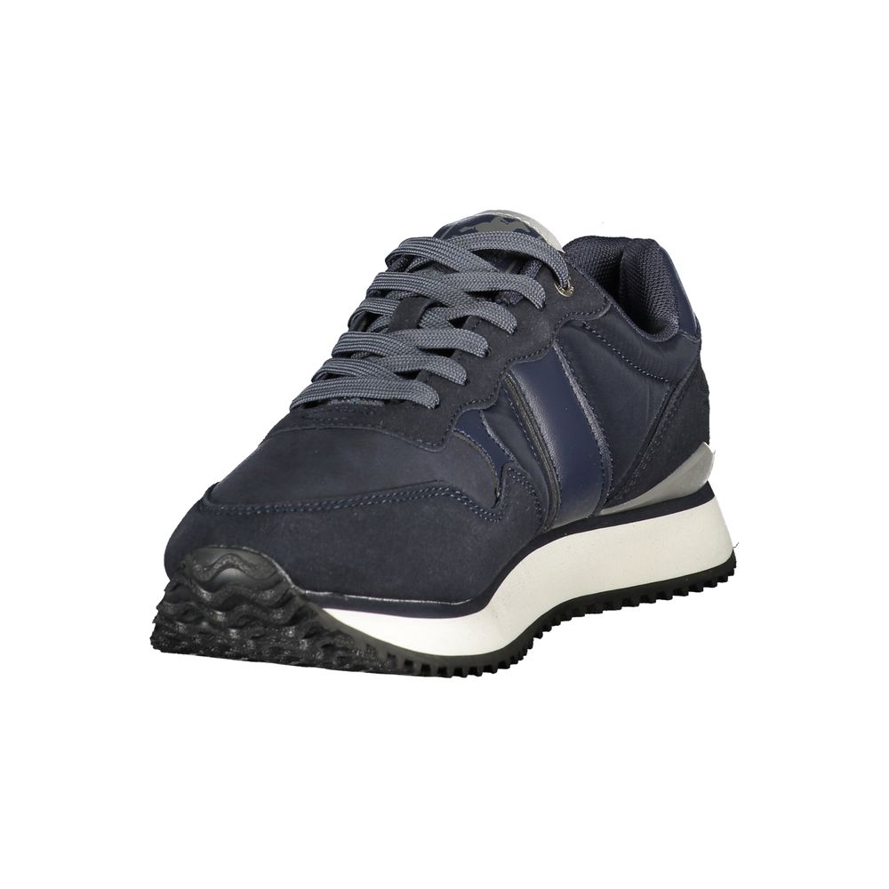 Blue Polyester Sneaker
