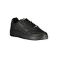 Black Polyurethane Men Sneaker
