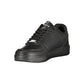 Black Polyurethane Women Sneaker
