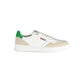 White Polyurethane Men's Sneaker