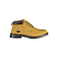 Beige Polyurethane Men's Ankle Boot