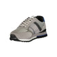 Gray Polyester Men's Sneaker