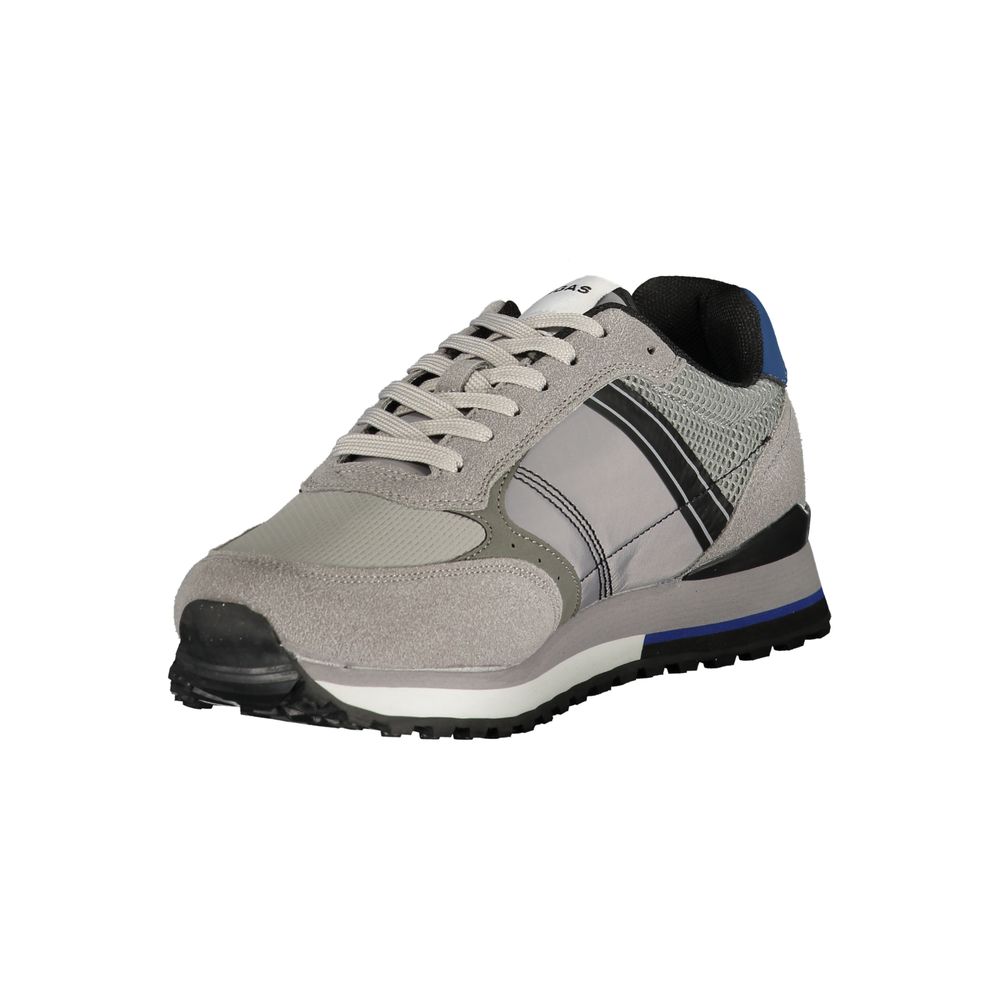 Gray Polyester Men's Sneaker