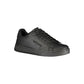 Black Polyurethane Men Sneaker