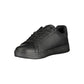 Black Polyurethane Men Sneaker