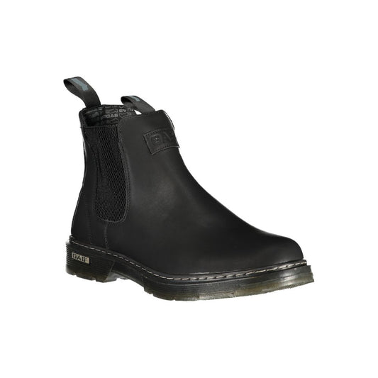 Nero Polyurethane Men Ankle Boot