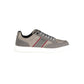 Grigio Poliestere Man Sneaker