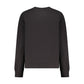 Black Cotton Women Sweatshirt