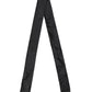 Black Silk Fringes Neck Wrap Foulard Scarf